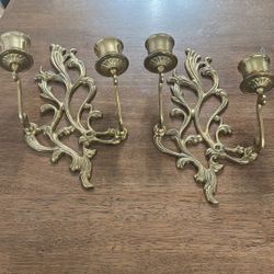 Gold Candle Holders 