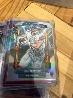 Cam Skattebo Topps Cosmic Chrome Extra Terrestrial RC New York Giants