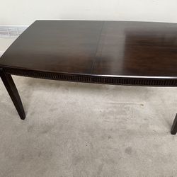  Dark Brown Rectangle Dining Table   