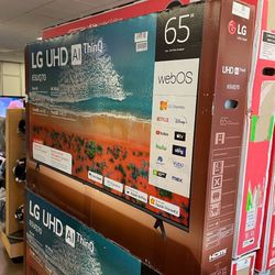 65” LG 4K HDR UHD SMART TV