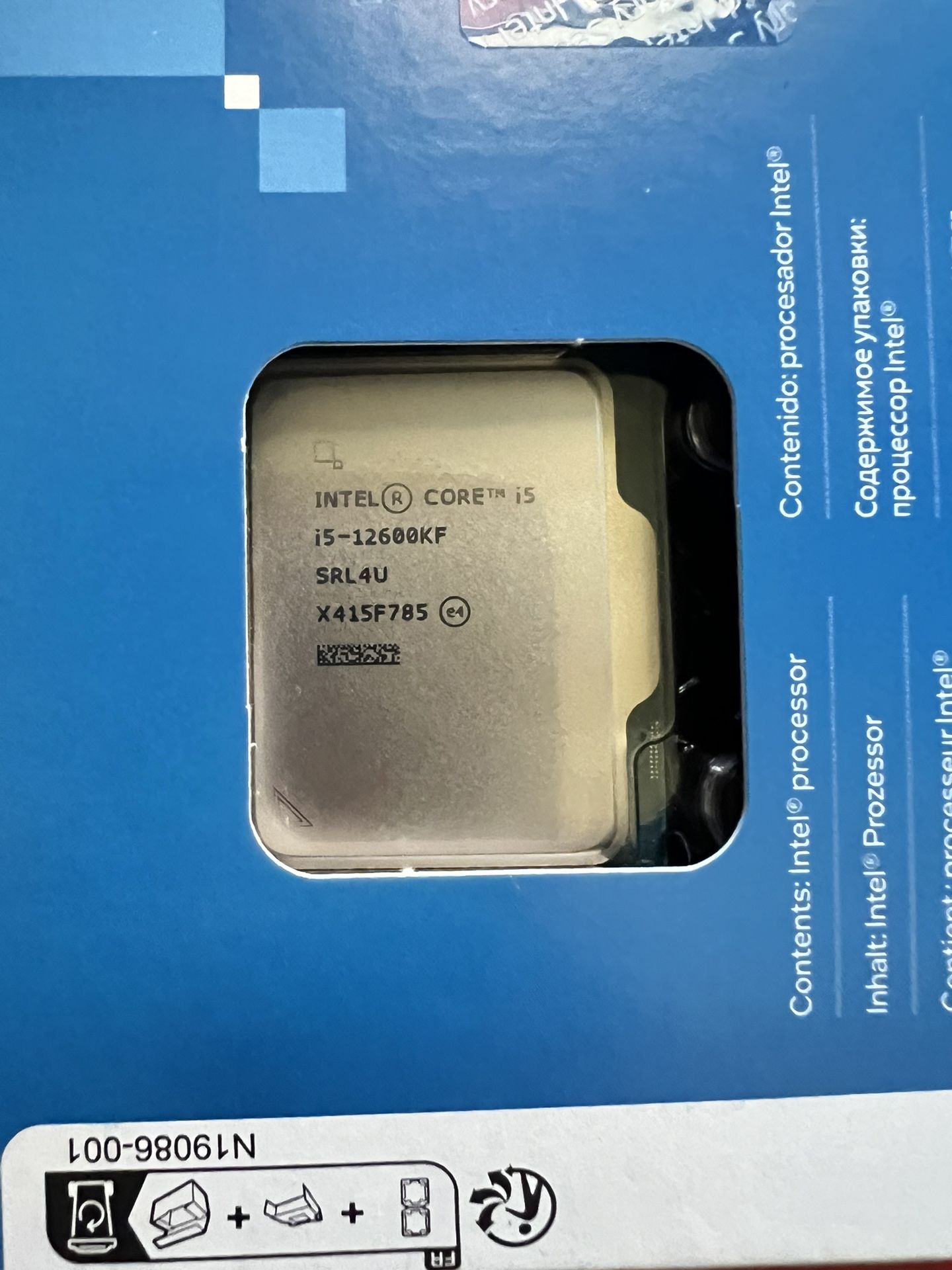 Intel I5-12600KF CPU