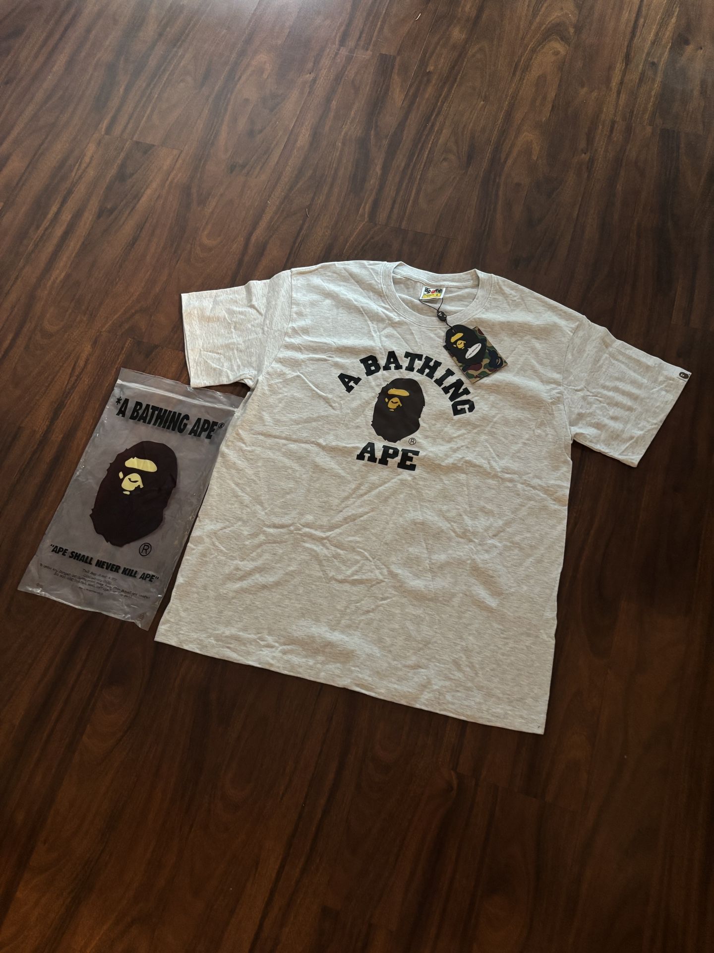 Grey BAPE t-shirt