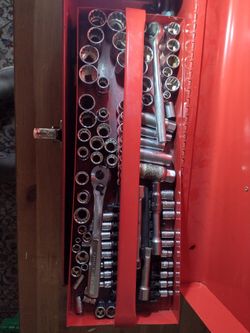 Lots Of Tools Mostly Craftsman, Husky Tool Box