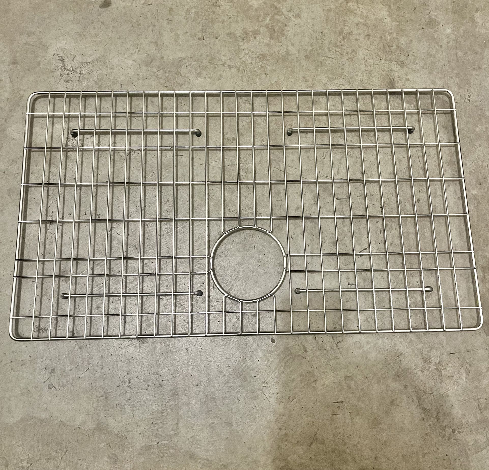 Stainless Steel Bottom Grid Sink Rack