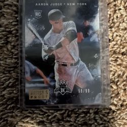 58/99 Arron judge artist proof super rare collectible baseball card