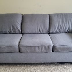 Gray 3-seater sofa