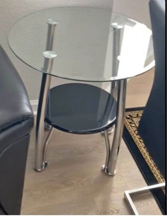 Coffee Table Glass Very Nice Use Very Short Time .very Good Condition