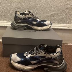 Balenciaga Runners Gradient Beige Navy
