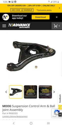 Moog Control Arm