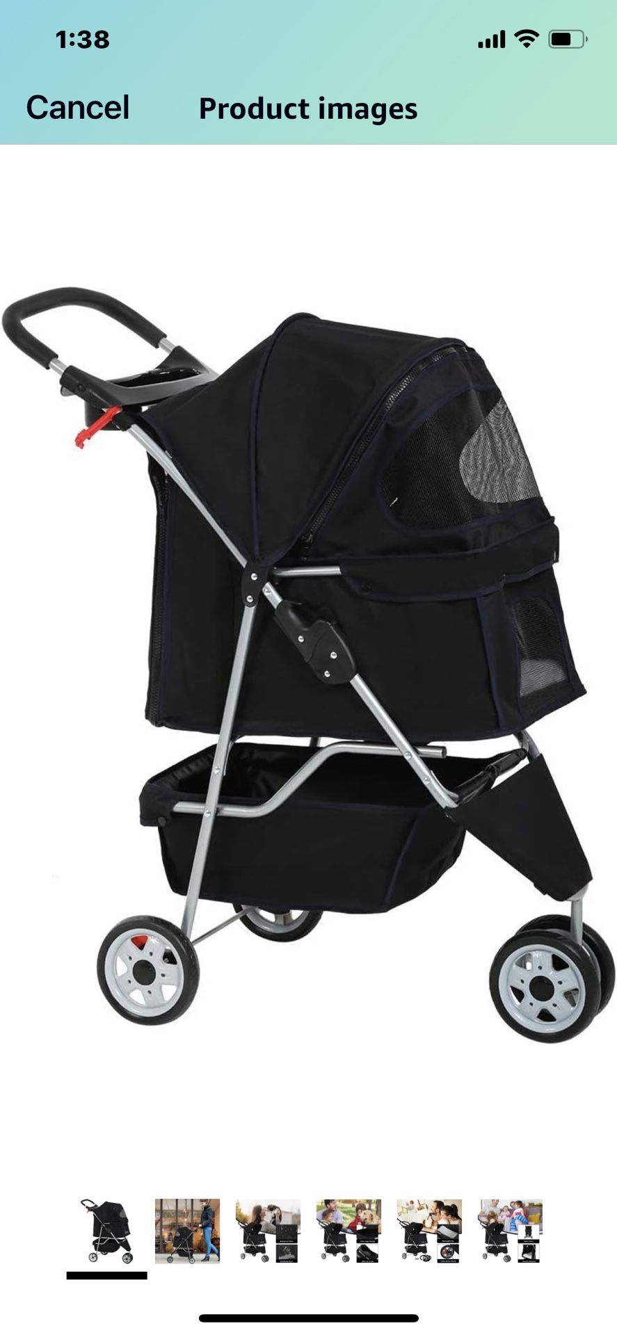 NEVER OUT OF BOX…ANIMAL STROLLER