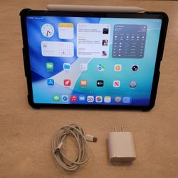 Apple IPad Pro 11" M1 With Pencil,  Case,  & Charger $449