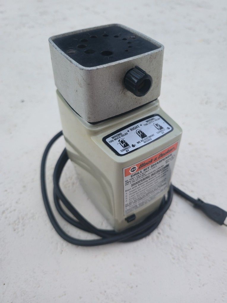 Drill Bit Sharpener Black+Decker Electric Corded Drill Driver Bit Sharpening Machine Black And Decker