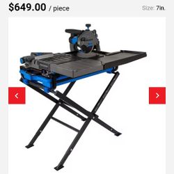 DELTA 7IN. WET TILE SAW