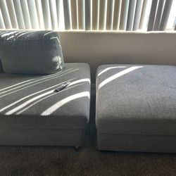 Couch and Ottoman 