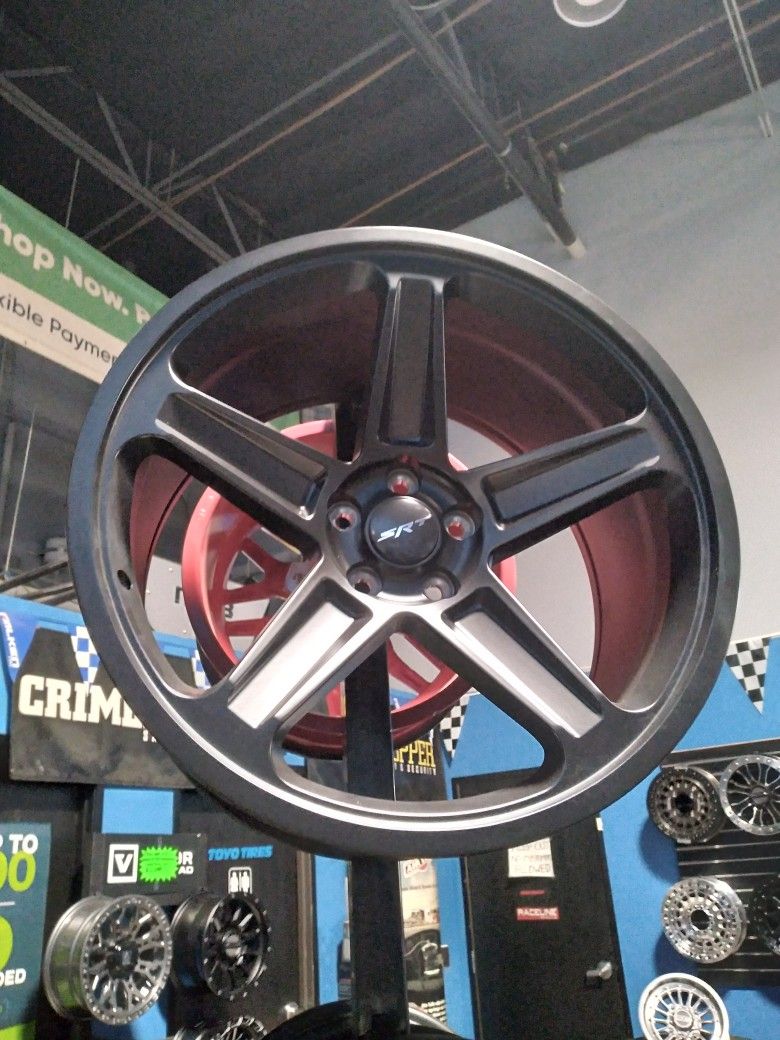 Charger & Challenger 20" Staggered Wheels Tires Wiith Installation. (New) We Finance.