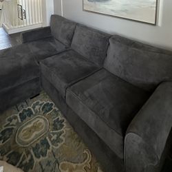 Durable Performance Fabric Couch -grey