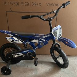 Yamaha 12" Moto BMX Boys Bike, Blue, 