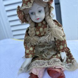 Vintage Porcelain Doll