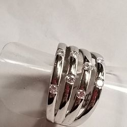 Nice Sterling Silver RING  SZ.7/8