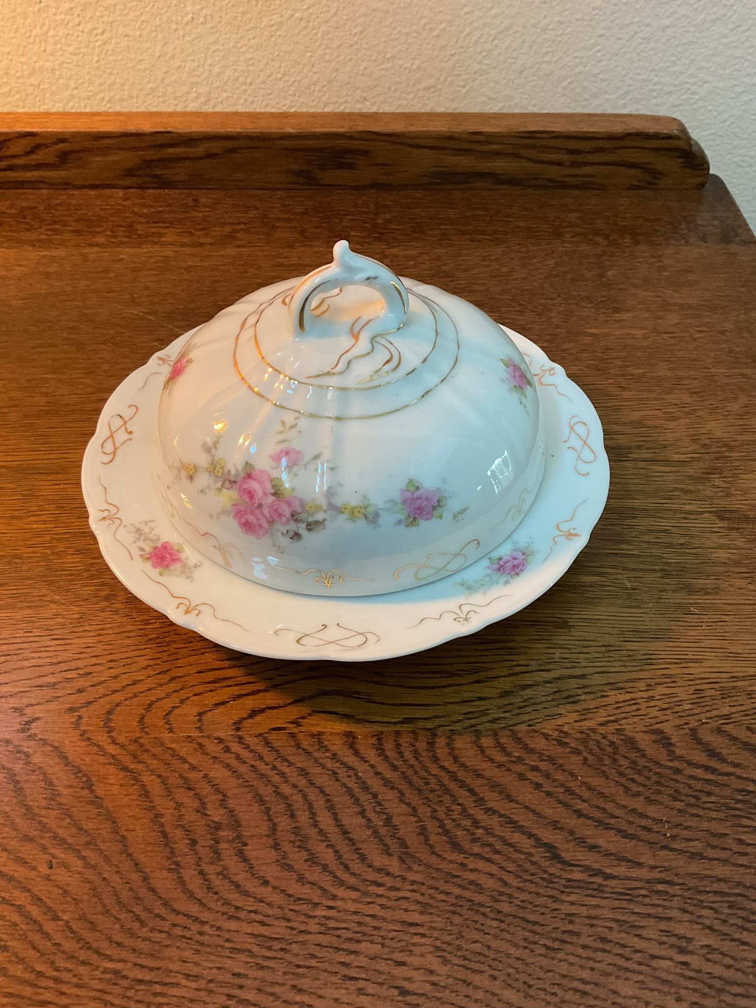 Antique butter dish
