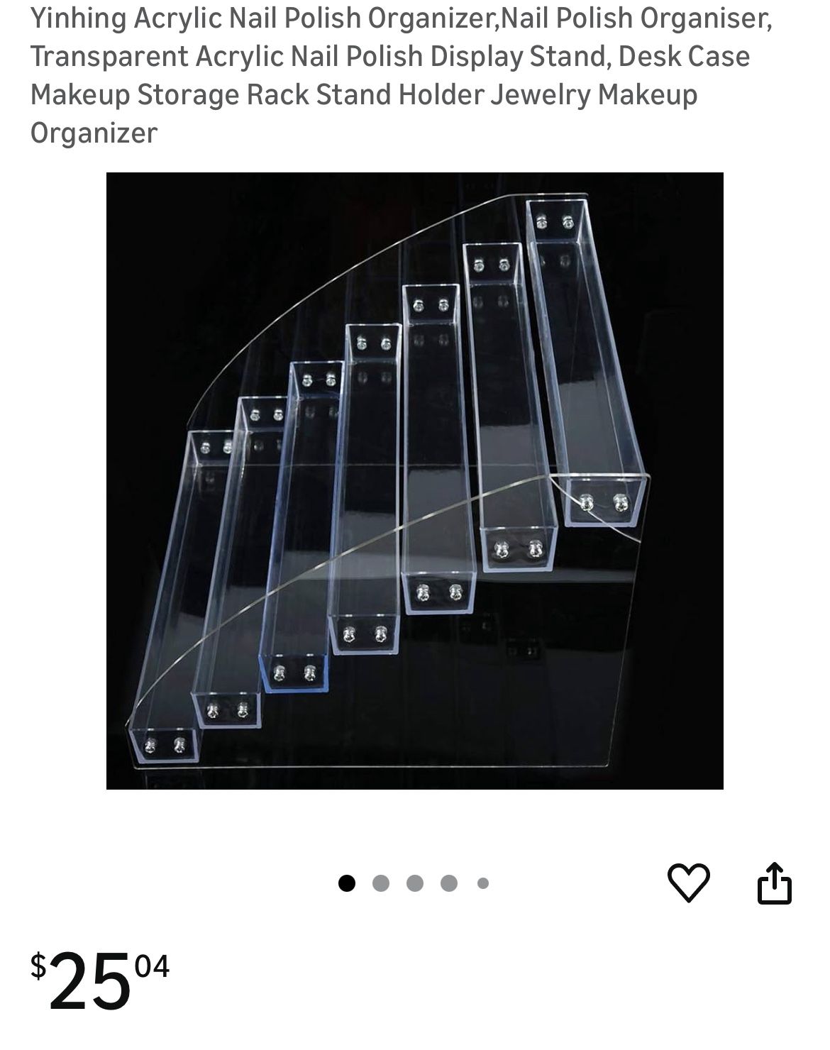 Acrylic 6 tier Cosmetic Organizer