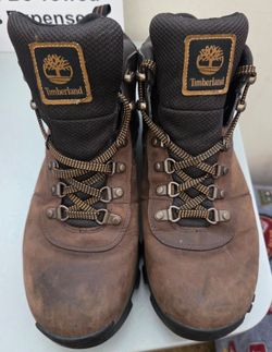 Timberland Brown Leather Hiking Boots