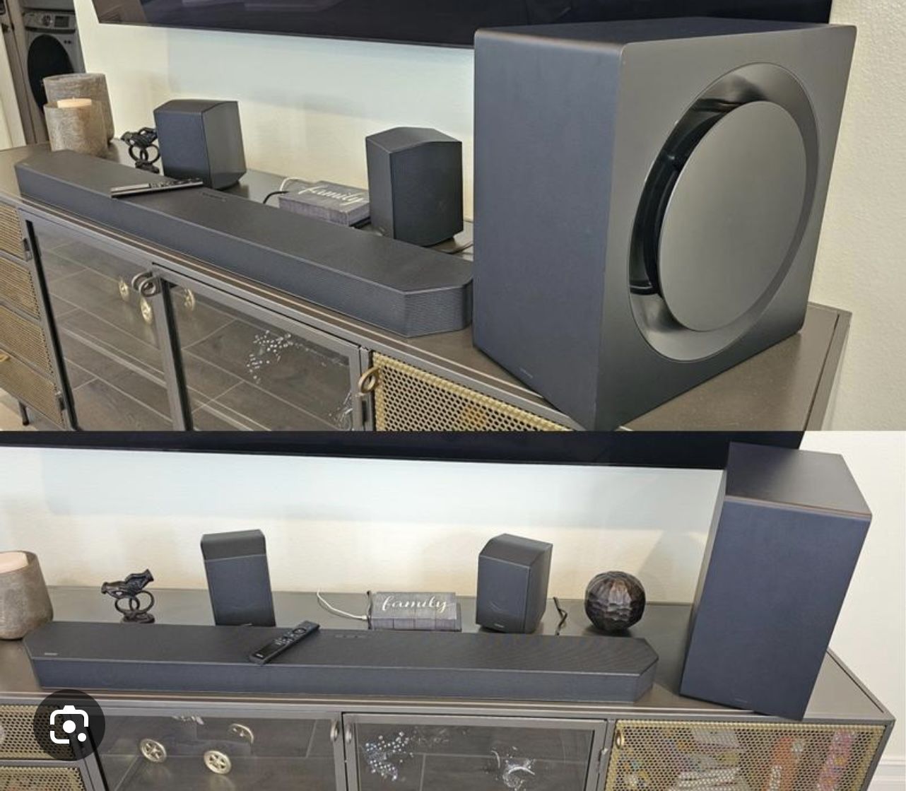 SAMSUNG HW-Q990C 11.1.4ch Soundbar w/ Wireless Dolby Audio, Rear Speakers Included Q- Symphony, SpaceFit Sound Pro, Adaptive Sound, Game Mode Pro, Air