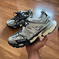 Balenciaga Metallic Track Runners 