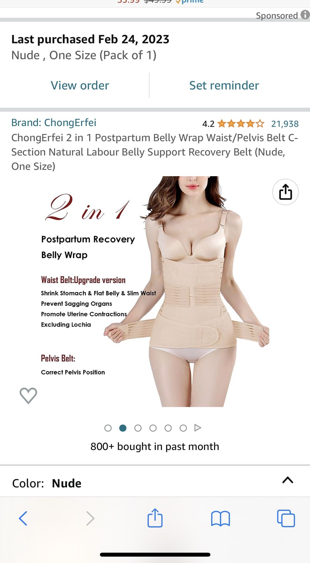 Postpartum Tummy Belt!