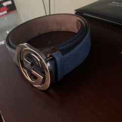 Gucci Belt Blue 