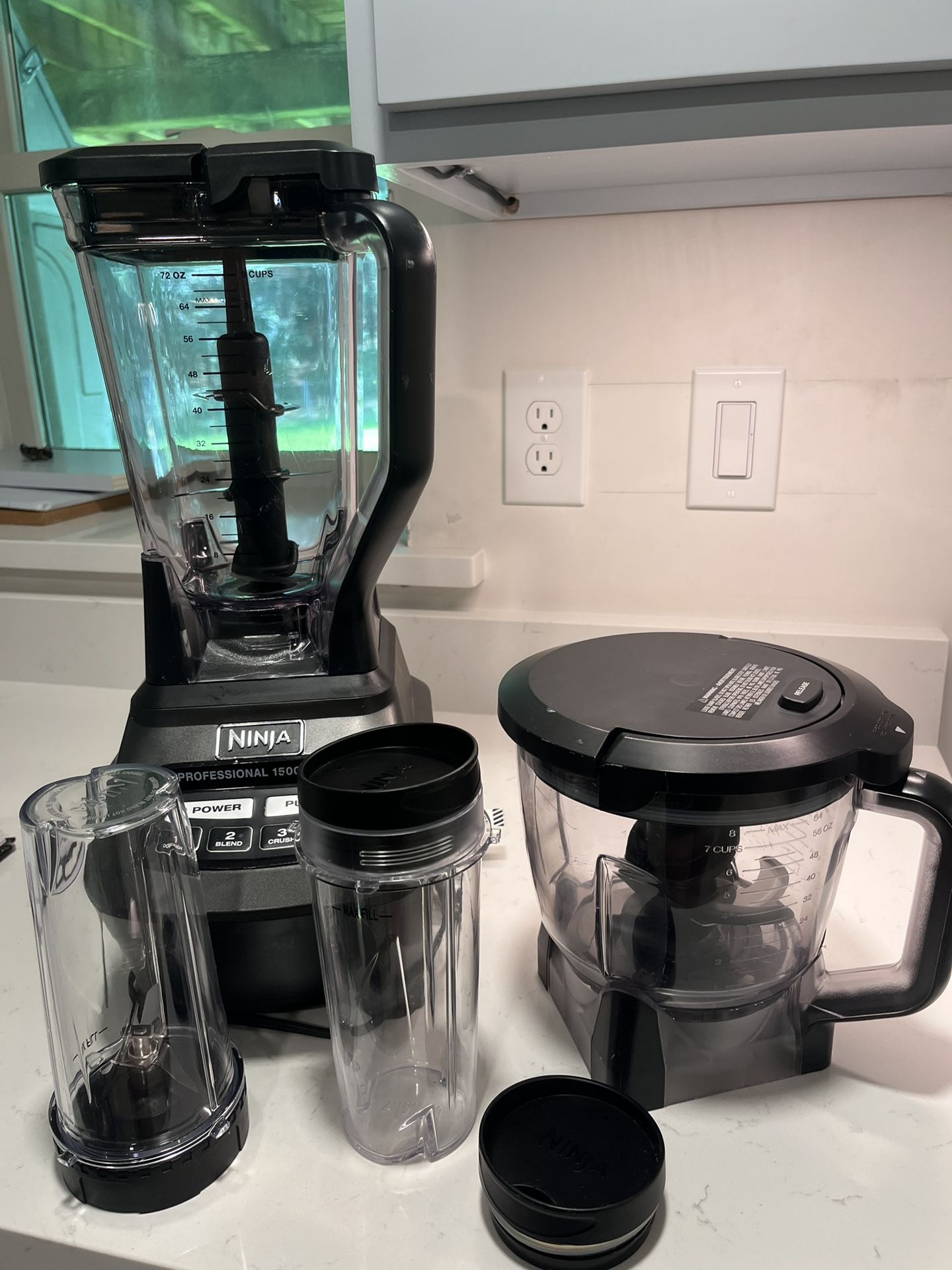Food Processor Blender Ninja Professional 1500 Watt