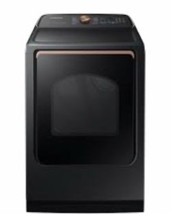Samsung 7.4-cu ft Steam Cycle Smart Electric Dryer (Brushed Black) ENERGY STAR