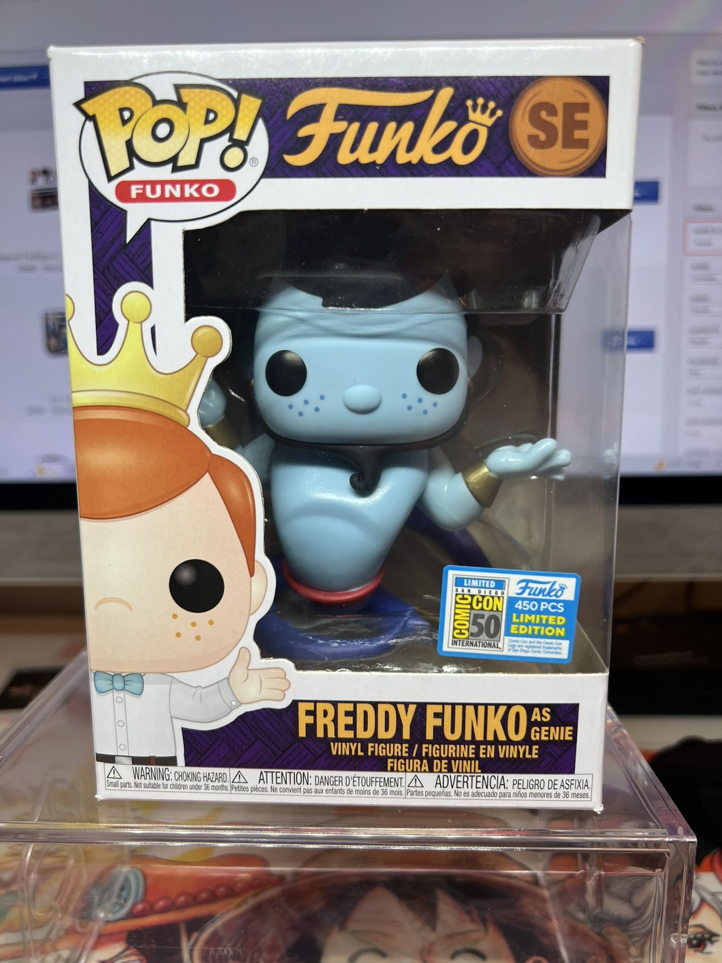 Funko Pop Freddy Funko as the Genie Disney LE450 SDCC 2019