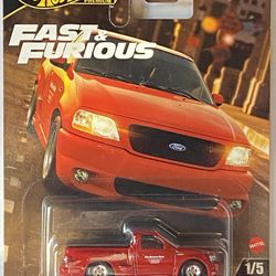 “Hot Wheels Premium Fast & Furious Ford F-150 SVT Lightning 1/5 – Sealed on Card”