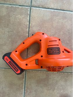 Black & Decker Cordless Battery-powered Handheld Leaf Blower