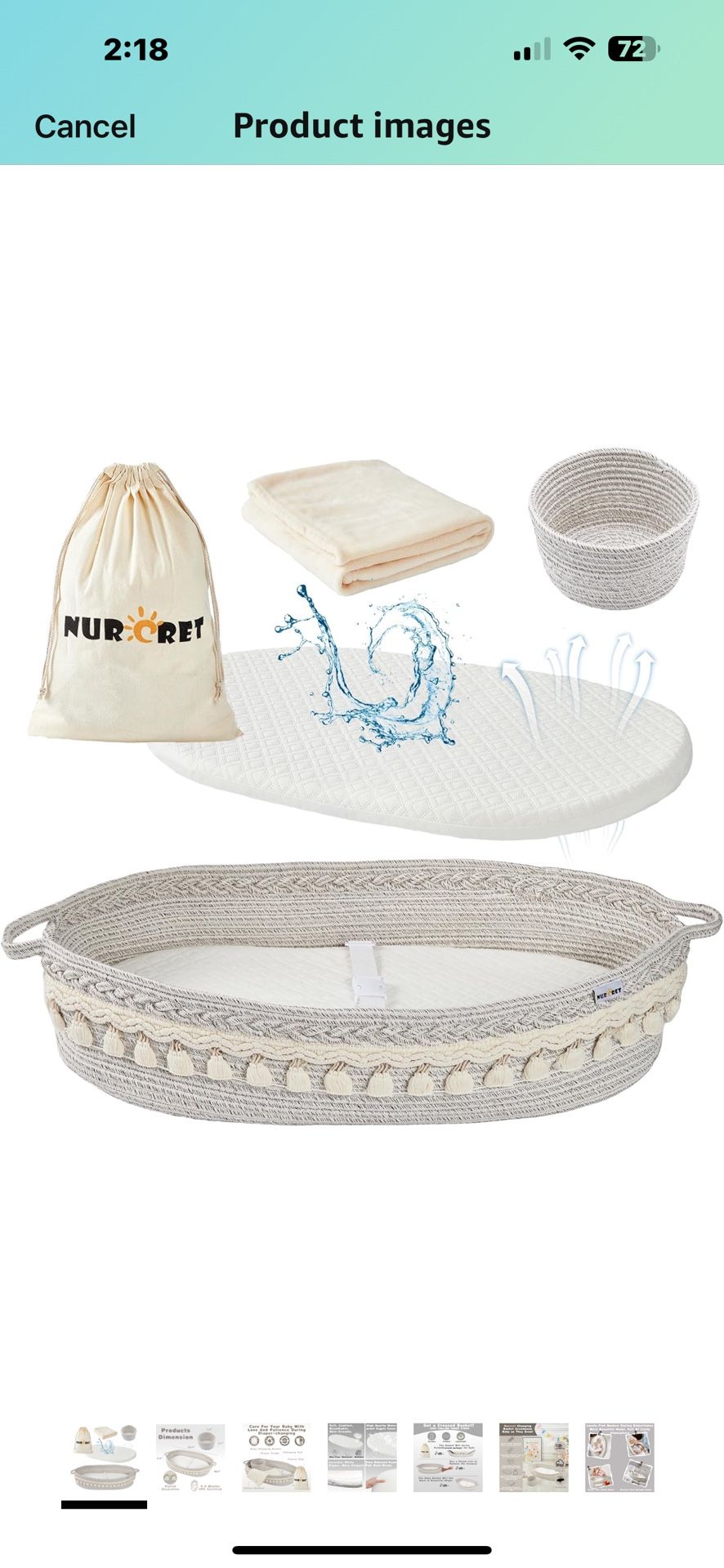 Baby Changing Basket
