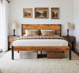 Rust Brown Full size bed