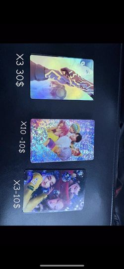 Saja boys and demon Huntrix trading cards Kpop