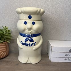 Vintage Pillsbury Dough Boy Ceramic Cookie Jar