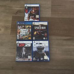 PS4 and PS5 games