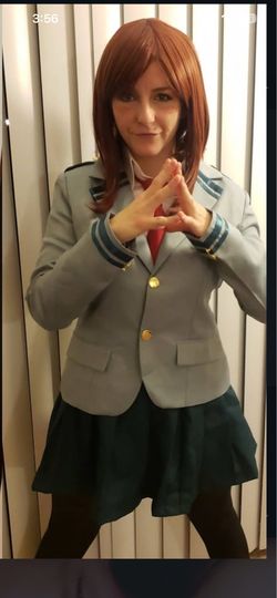 Ochaco Uraraka School Uniform Cosplay Outfit