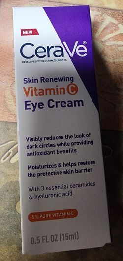 Cerave Eye Cream Dark Circles Vitamin C Skin Renewal