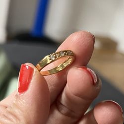 14k Gold Promised Rings Size 7 