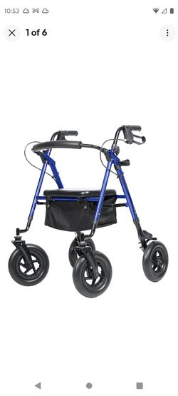 ELENKER ROLLATER WALKER BLUE