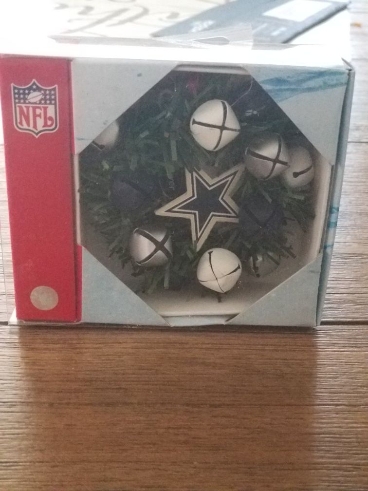 Dallas cowboys wreath ornament