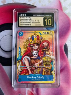 2024 One Piece Tournament Promo 2nd Anniversary Participant CGC Pristine 10