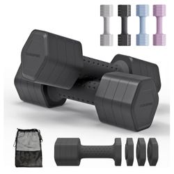 Adjustable Dumbbell Set of 2, 2-5 Lbs
