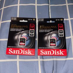 Sandisk Extreme PRO SDXC UHA-I Card 128GB