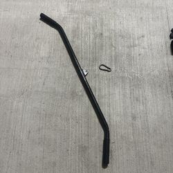 LAT Pulldown Bar Attachment for Pulley Cable Machine, Curl Tricep Press Down Bar with Rubber Handle  $30   