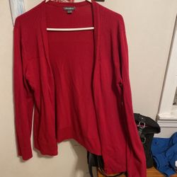 Woman’s Red Sweater 